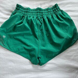 lululemon 2.5 high rise cascadia green
